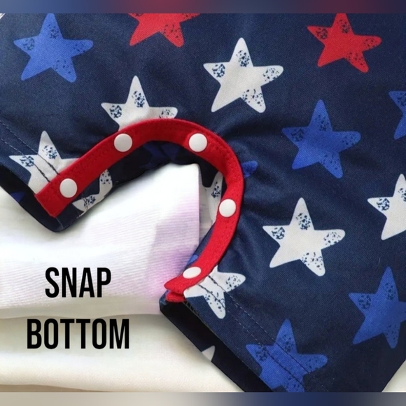 Baby Boy Star Short Sleeve Romper - Picture 3 of 6